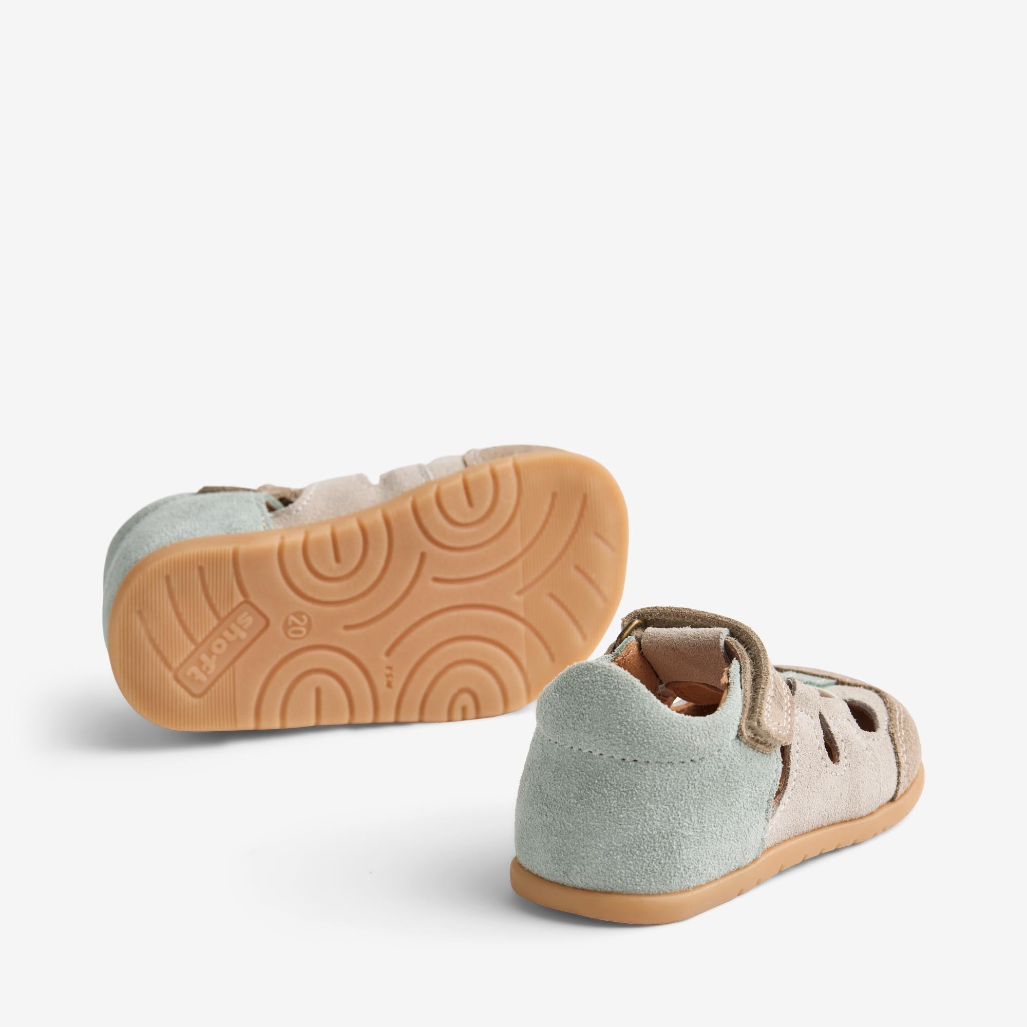 wheat-ellie-barfu-sandale-kleinkind-gr-n-leder image 3