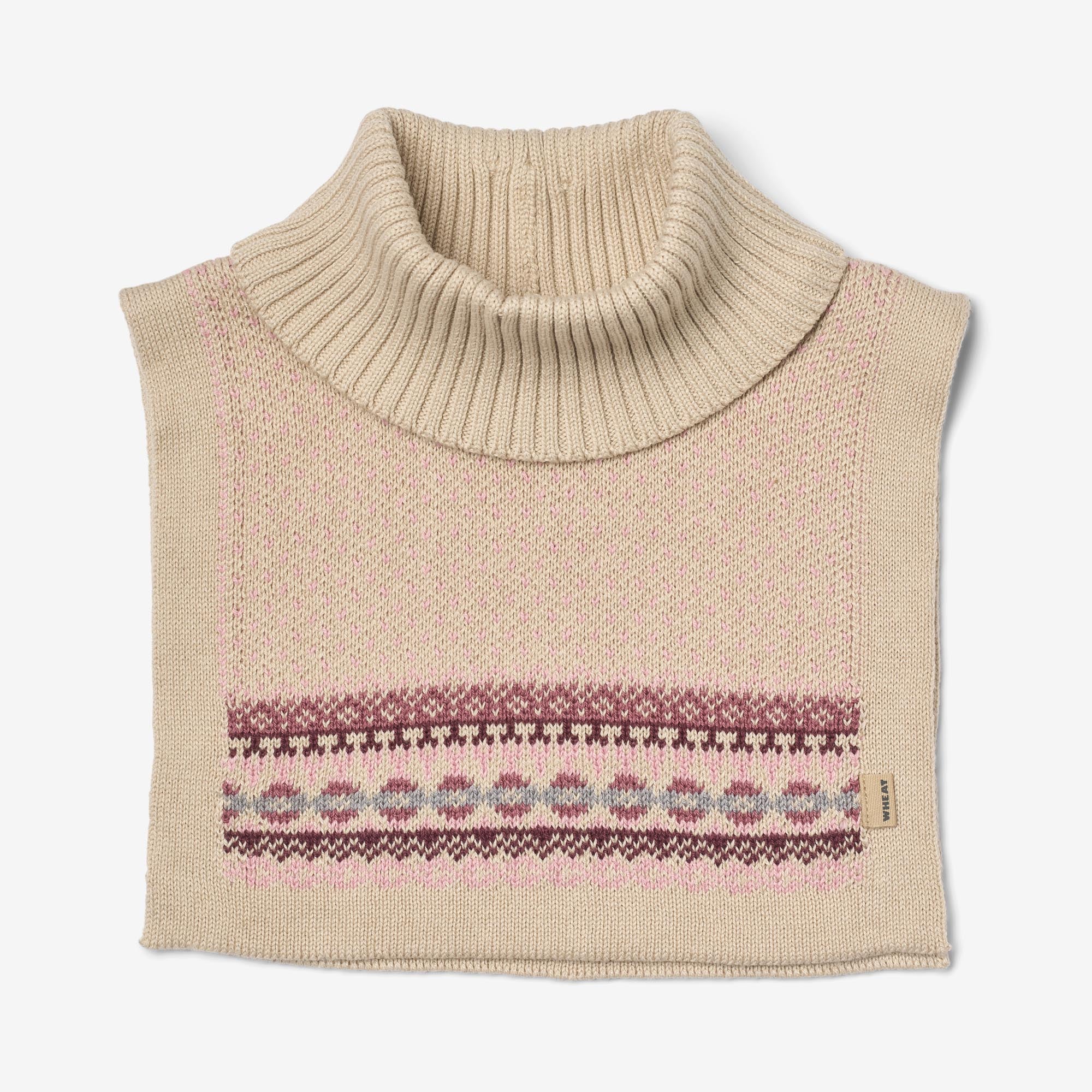 wheat-jacquard-neckwarmer-stoffe-halsw-rmer-rose-bio image 1
