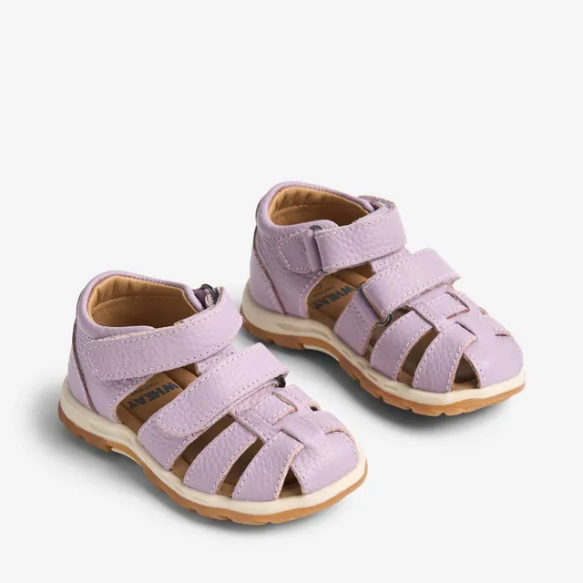 wheat-frei-sandale-lavender-leder-klett-sandalen-kinder image 1