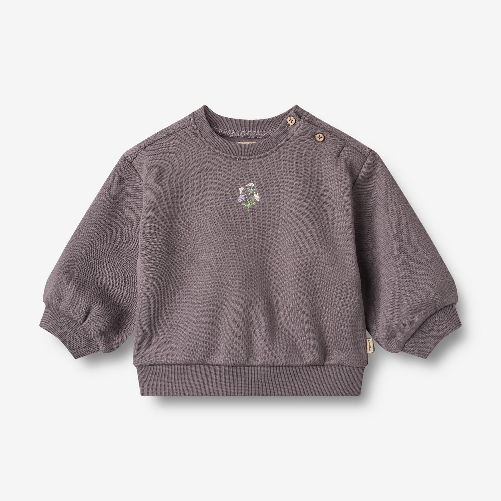 wheat-eliza-baby-sweatshirt-pullover-lila-bio-baumwolle image 1