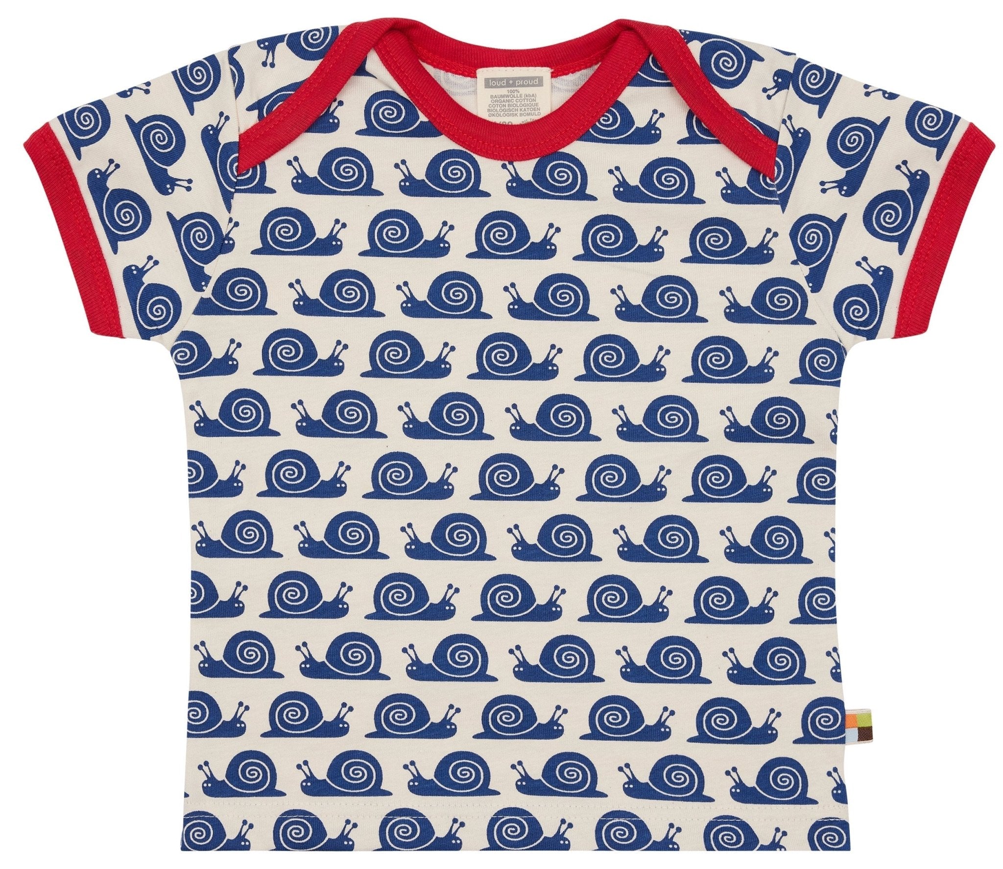 loud-proud-classics-t-shirt-schnecken-bio-baumwolle-oregano image 3