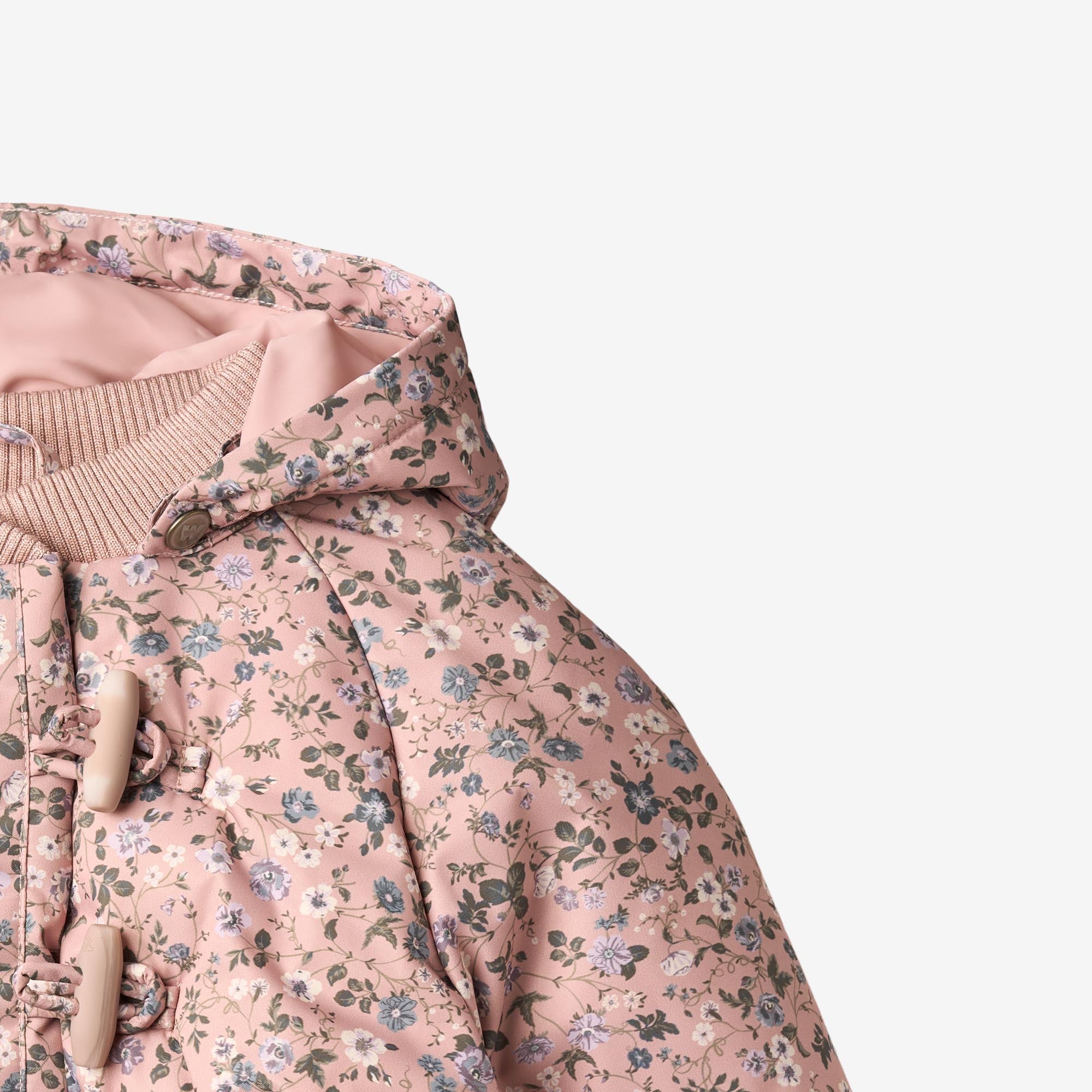 wheat-olga-puffer-jacke-baby-rose-powder-flowers-fleece image 7