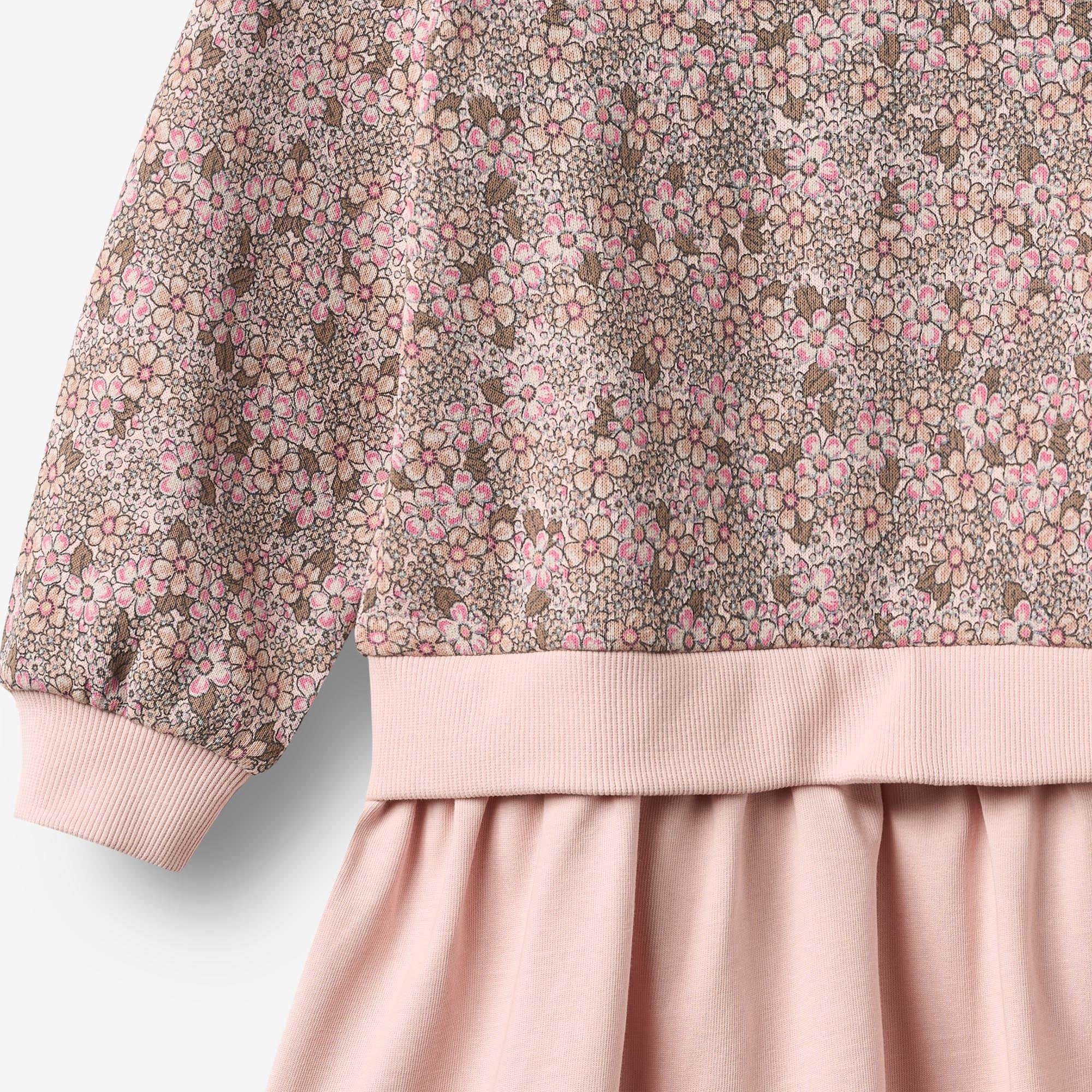 wheat-maggie-sweatkleid-m-dchen-rose-brown-bio image 3