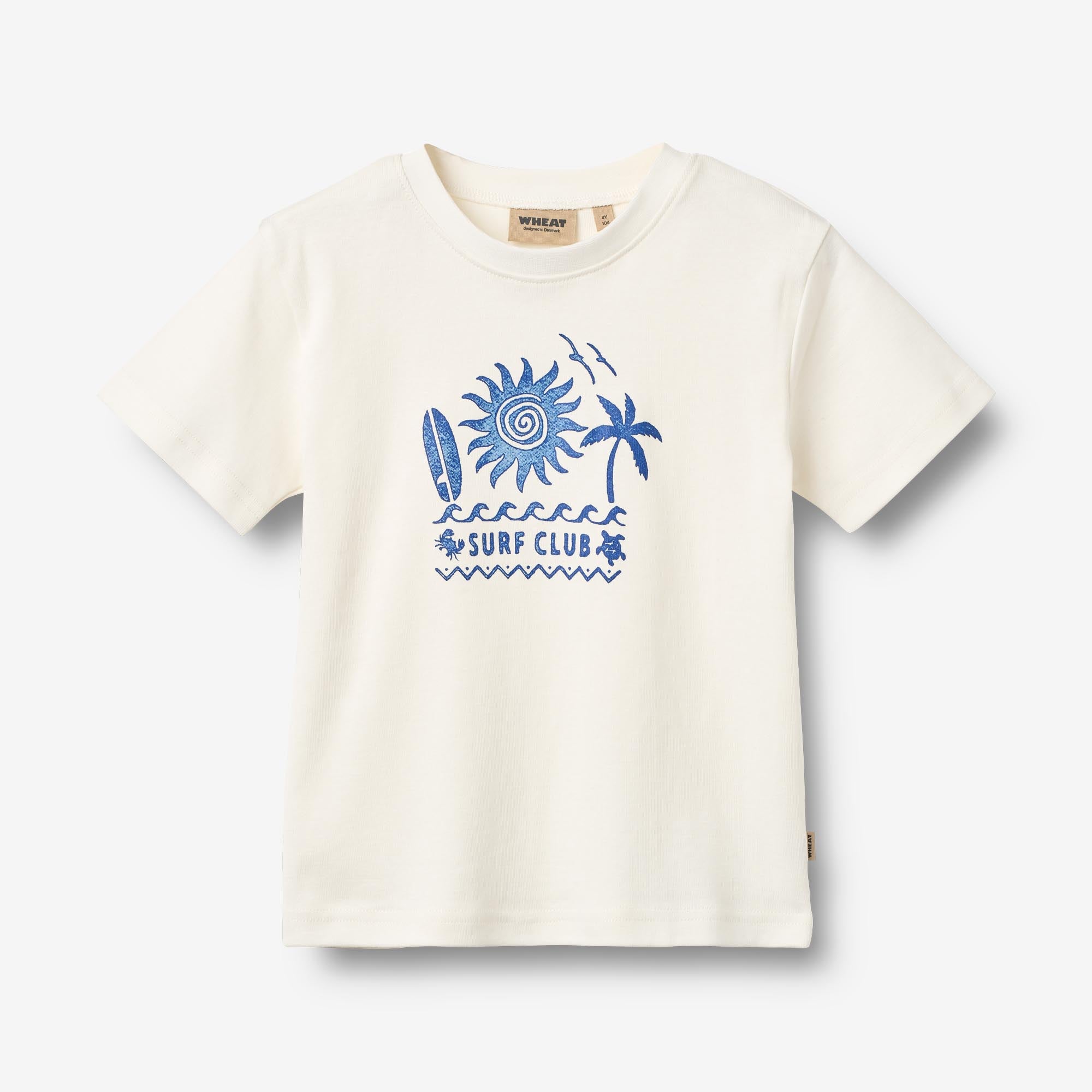 wheat-vildfred-t-shirt-kurzarm-ivory-bio-baumwolle image 1