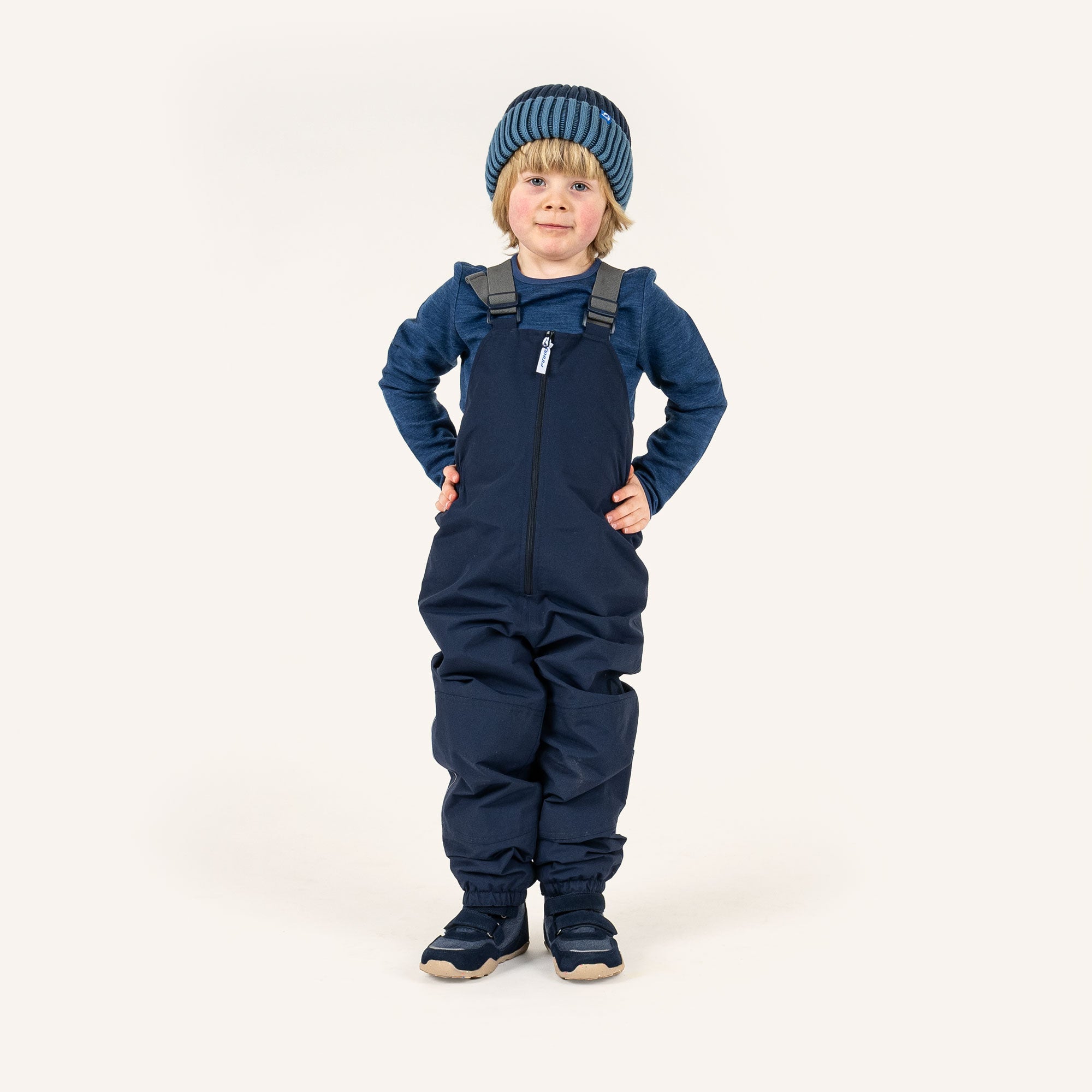 finkid-husky-kuni-winterhose-kinder-denim-gr-100-110-fleece image 3