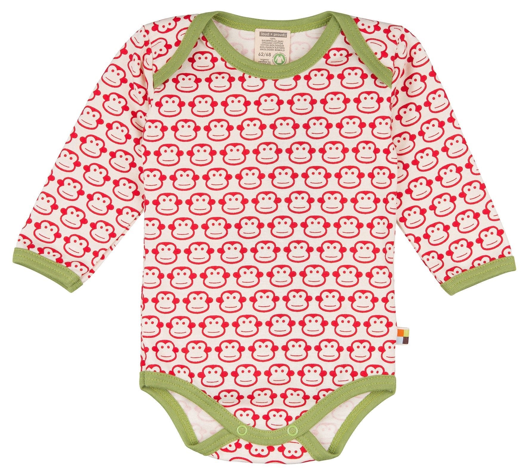 loud-proud-classics-body-langarm-babybody-navy-druck image 3