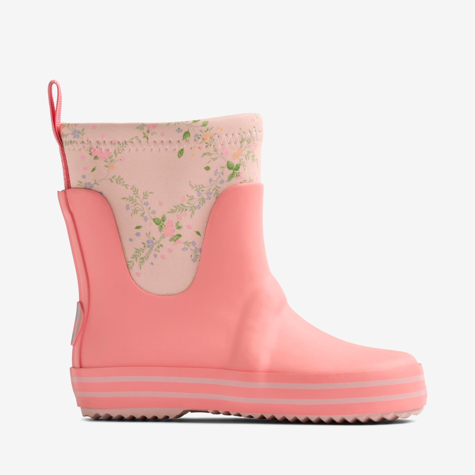 wheat-mist-rubber-boot-rose-checked-flowers-gummistiefel image 2