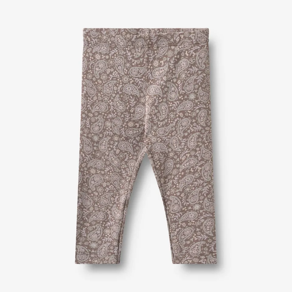 wheat-jules-leggings-purple-plum-paisley-baby-bio-baumwolle image 1