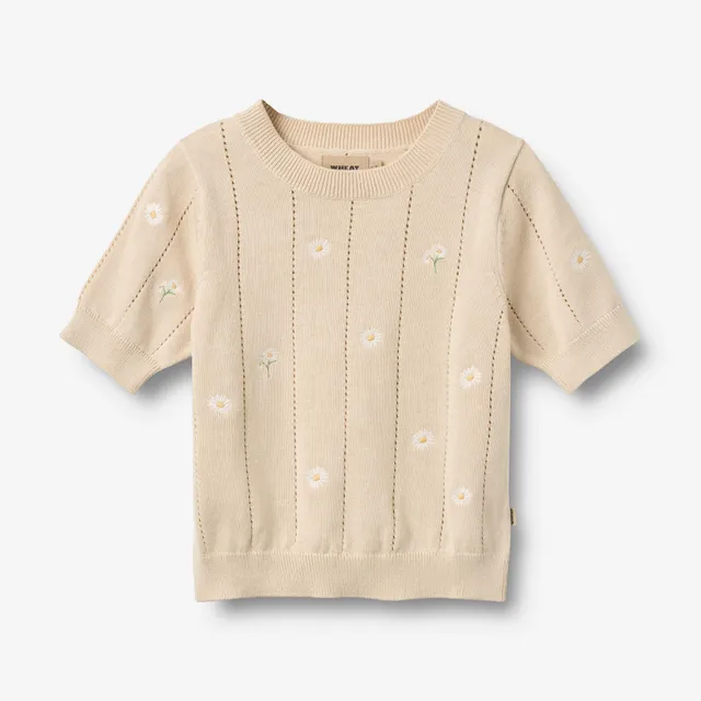 wheat-malvina-stricktop-sandshell-white-flowers-bio-baumwolle image 1