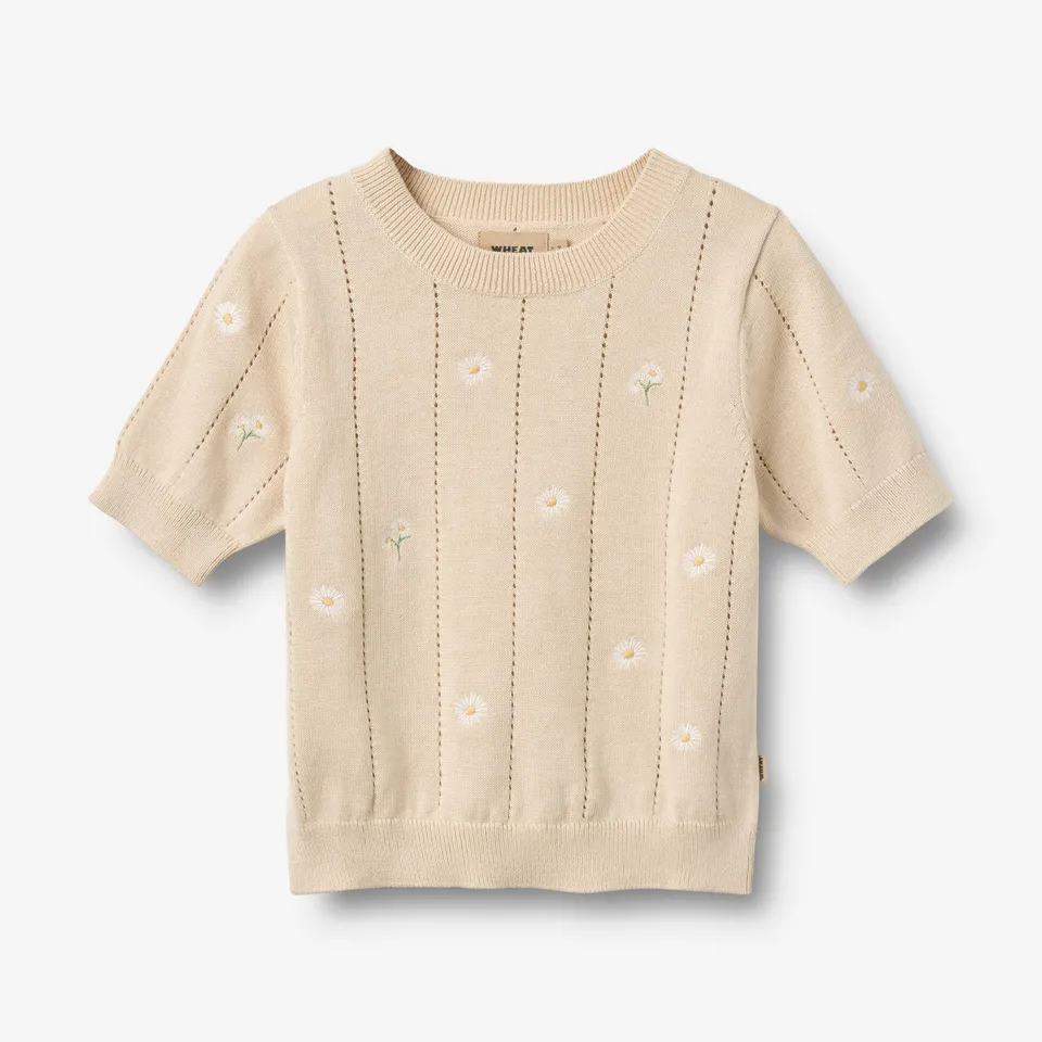 wheat-malvina-stricktop-sandshell-white-flowers-bio-baumwolle image 1