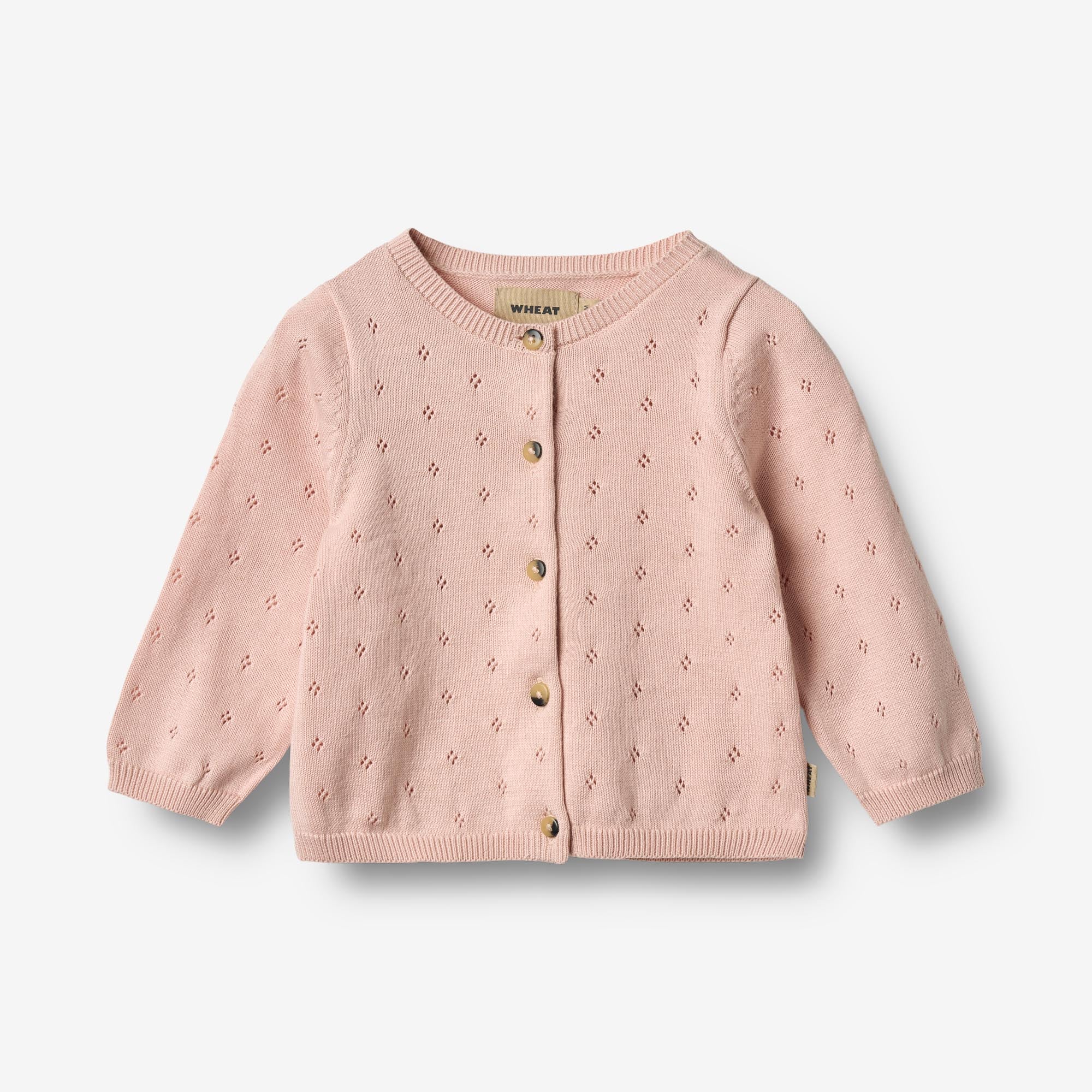 wheat-knit-cardigan-maia-strickjacke-powder-bio-baumwolle image 2
