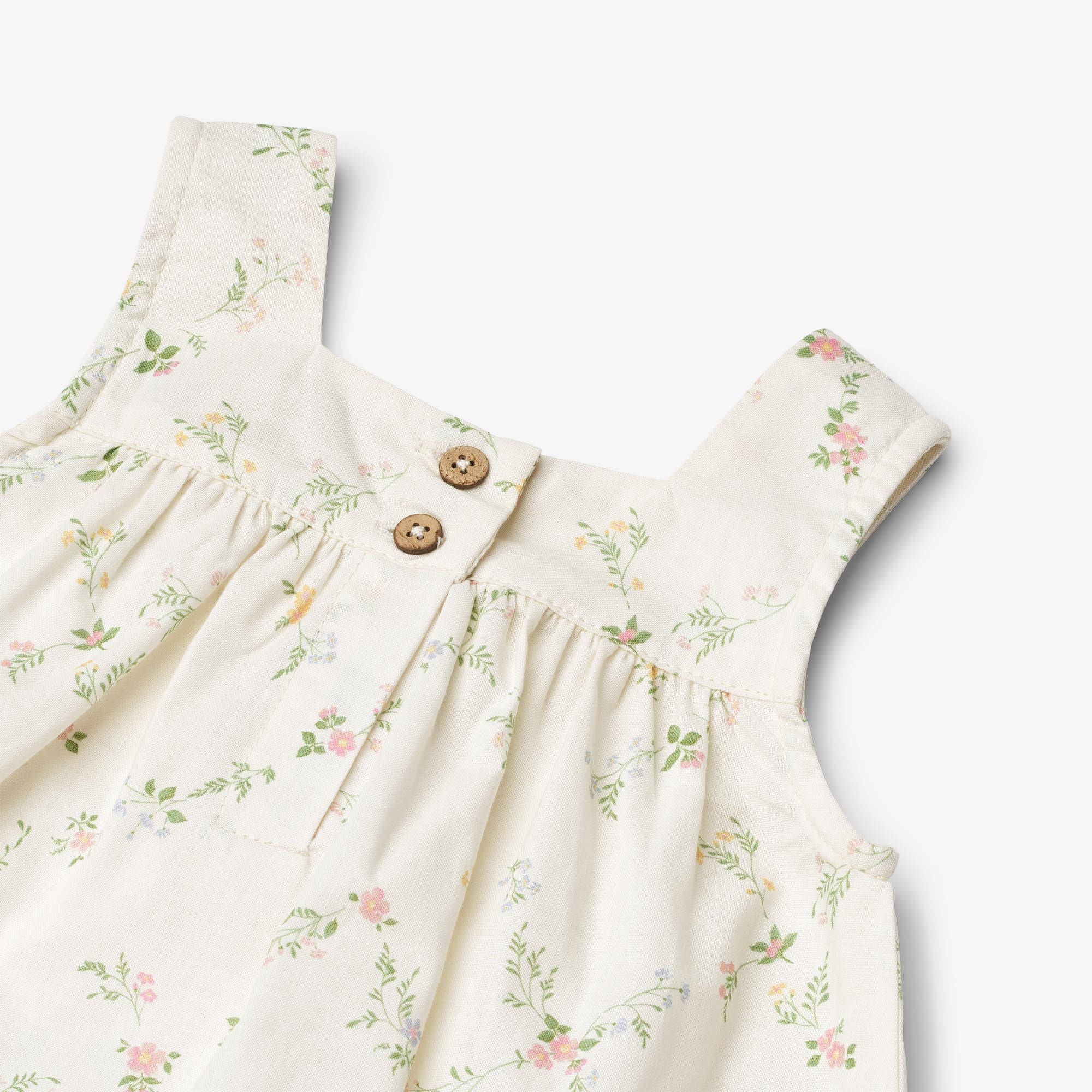 wheat-ayla-kleid-ivory-checked-flowers-bio-baumwolle image 3