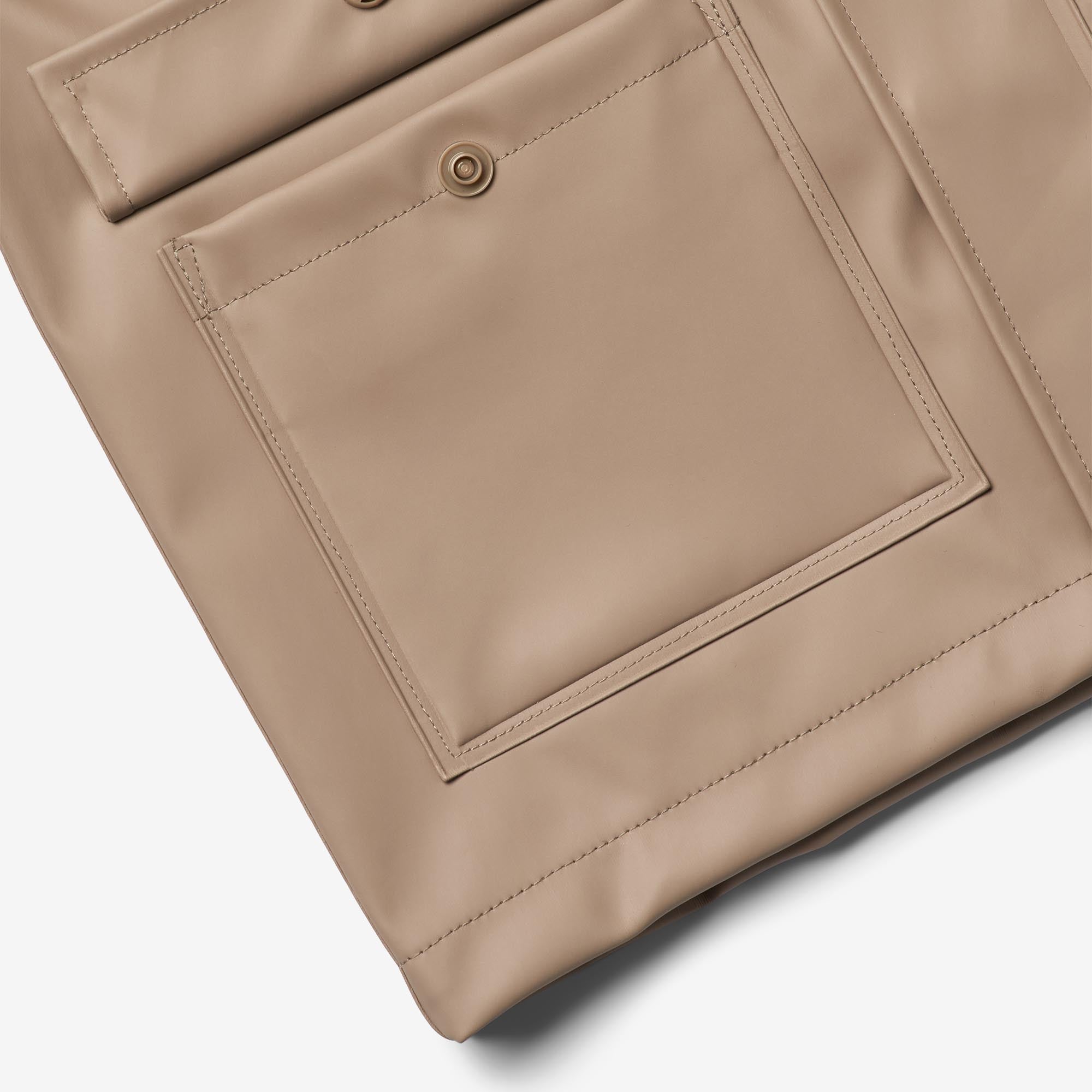 wheat-ollo-regenjacke-beige-stone-wasserdicht image 4