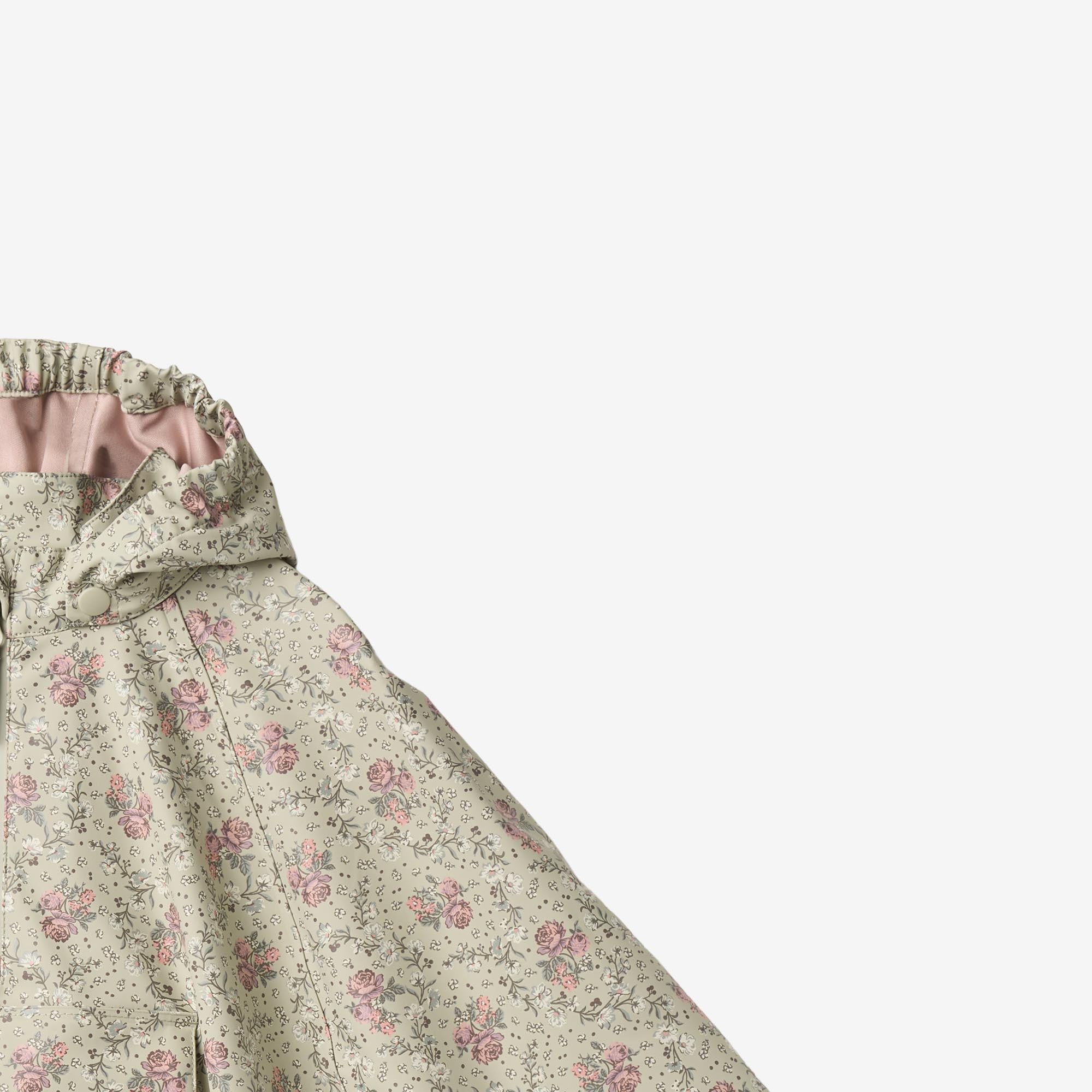 wheat-outerwear-raincape-drops-regenponcho-slightly-green-flowers image 7