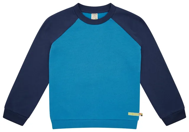 loud-proud-classics-sweatshirt-raglan-rmeln-pullover-azur image 1