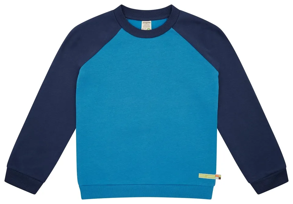 loud-proud-classics-sweatshirt-raglan-rmeln-pullover-azur image 1