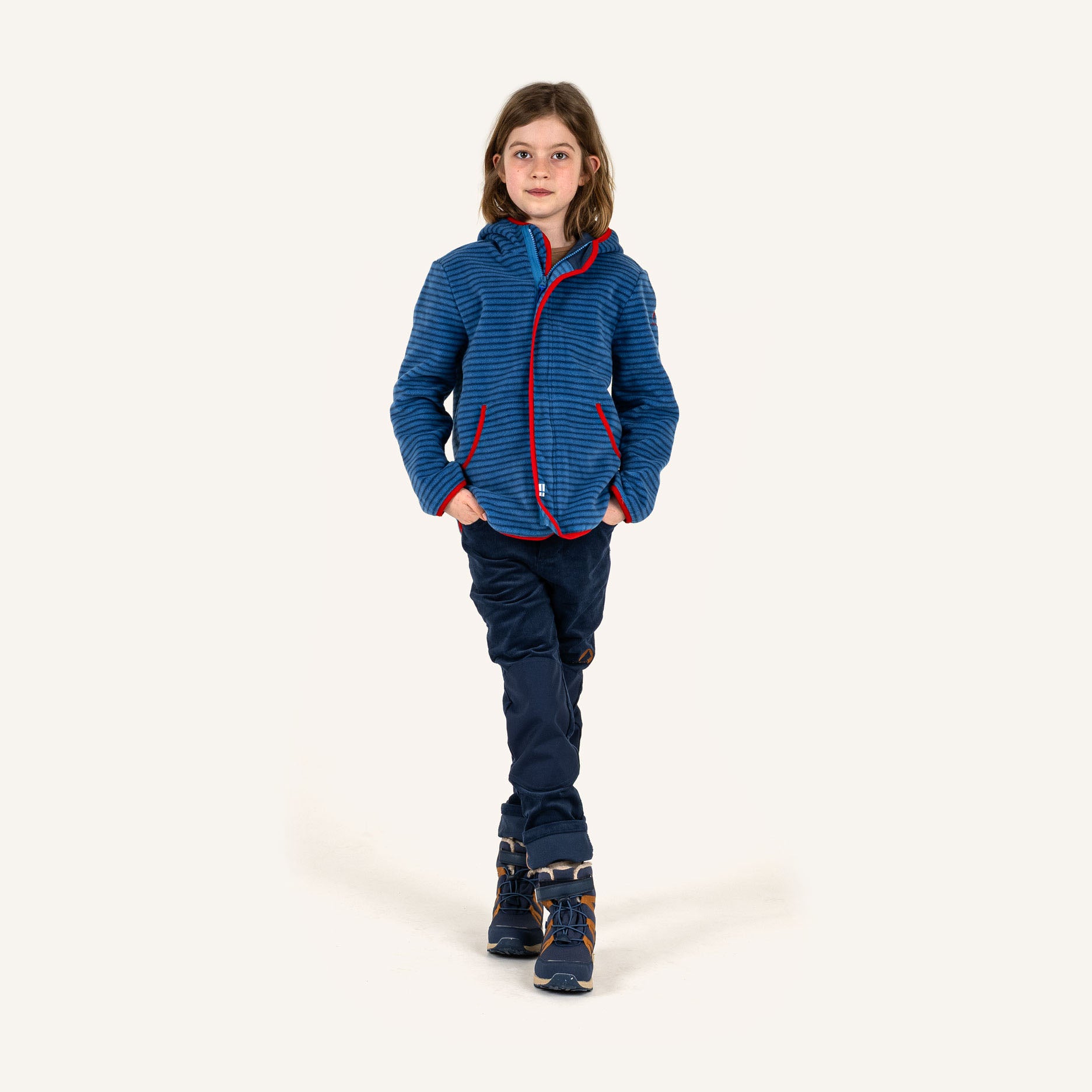 finkid-husky-lempi-sport-fleecejacke-deep-water-lava-110-120-zip-in image 7