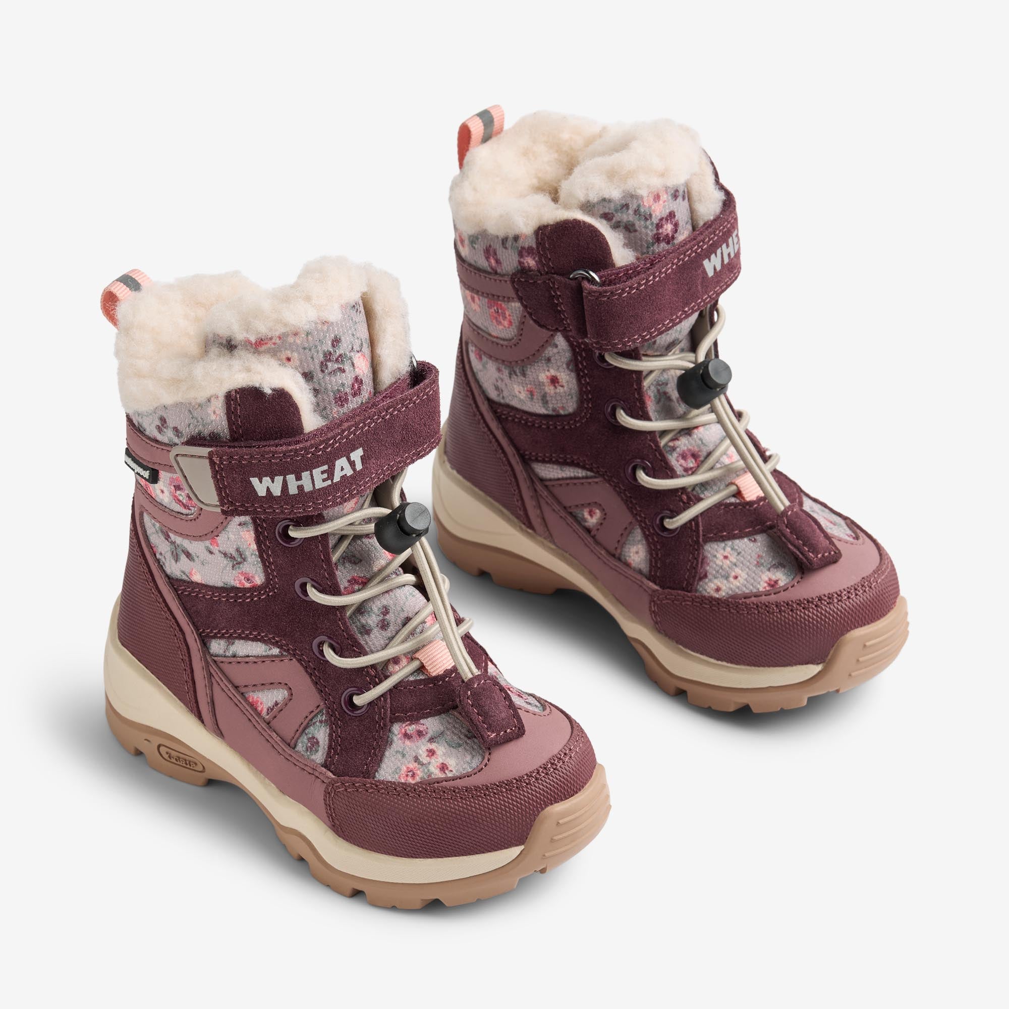 wheat-dixie-tex-winterstiefel-grey-moon-flowers-wasserdicht image 1