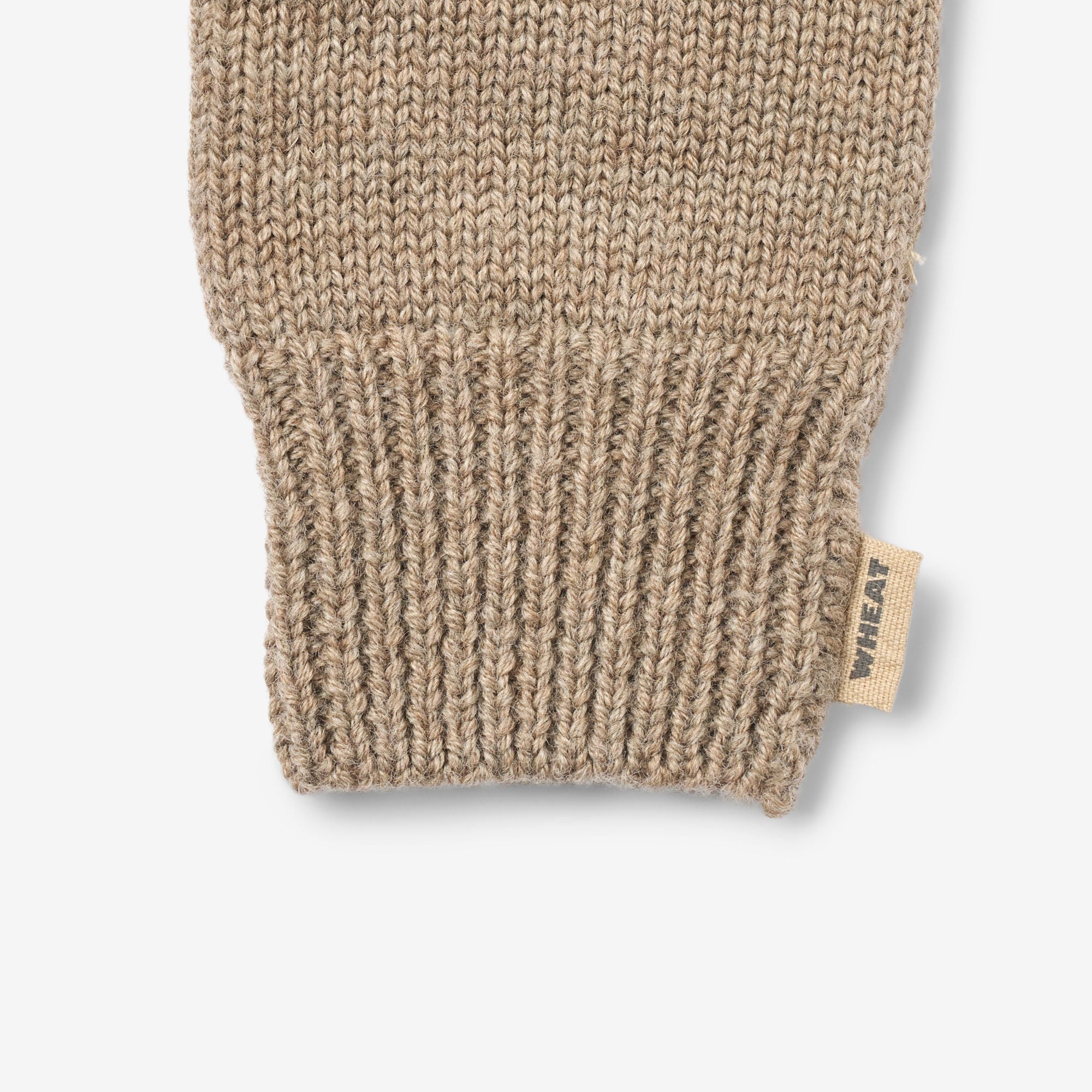 wheat-bobbe-fingerhandschuhe-grey-camel-melange-merino image 2
