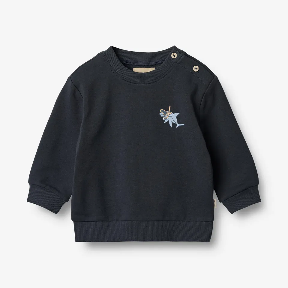 wheat-clothing-sweatshirt-s-ren-pullover-navy-bio image 1