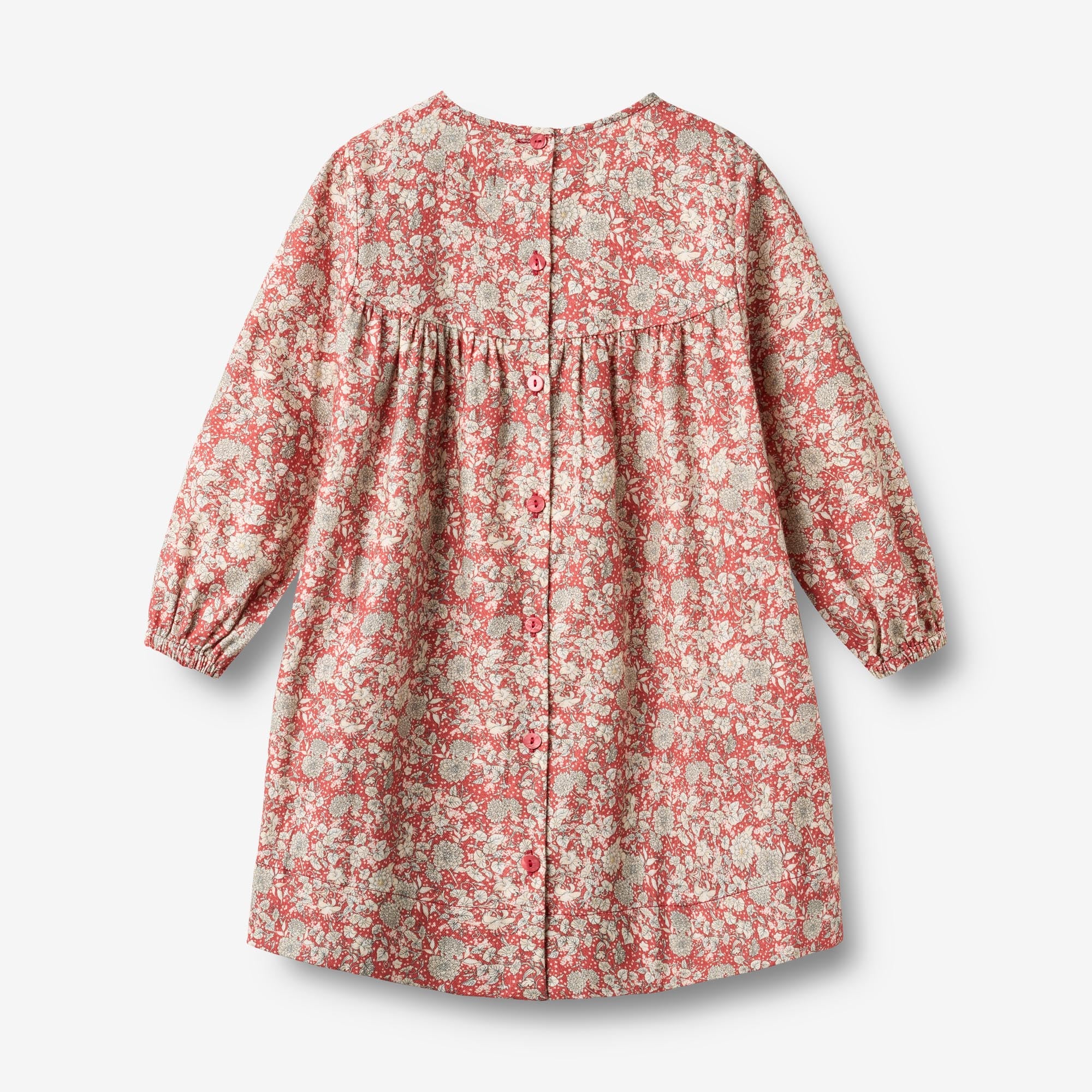 wheat-fenja-dress-l-s-m-dchenkleid-raspberry-flowers-bio-baumwolle image 5