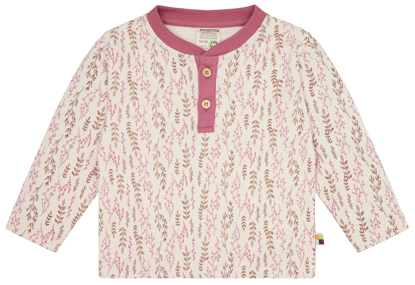 loud-proud-classics-interlock-shirt-druck-rouge-86-92 image 1