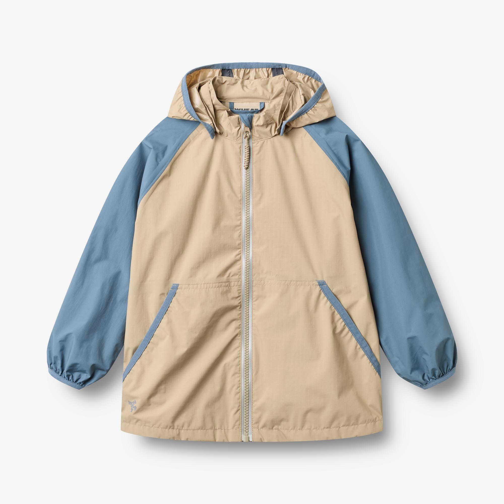 wheat-shelljacke-himmel-sand-stone-regenjacke-kinder-leicht image 1