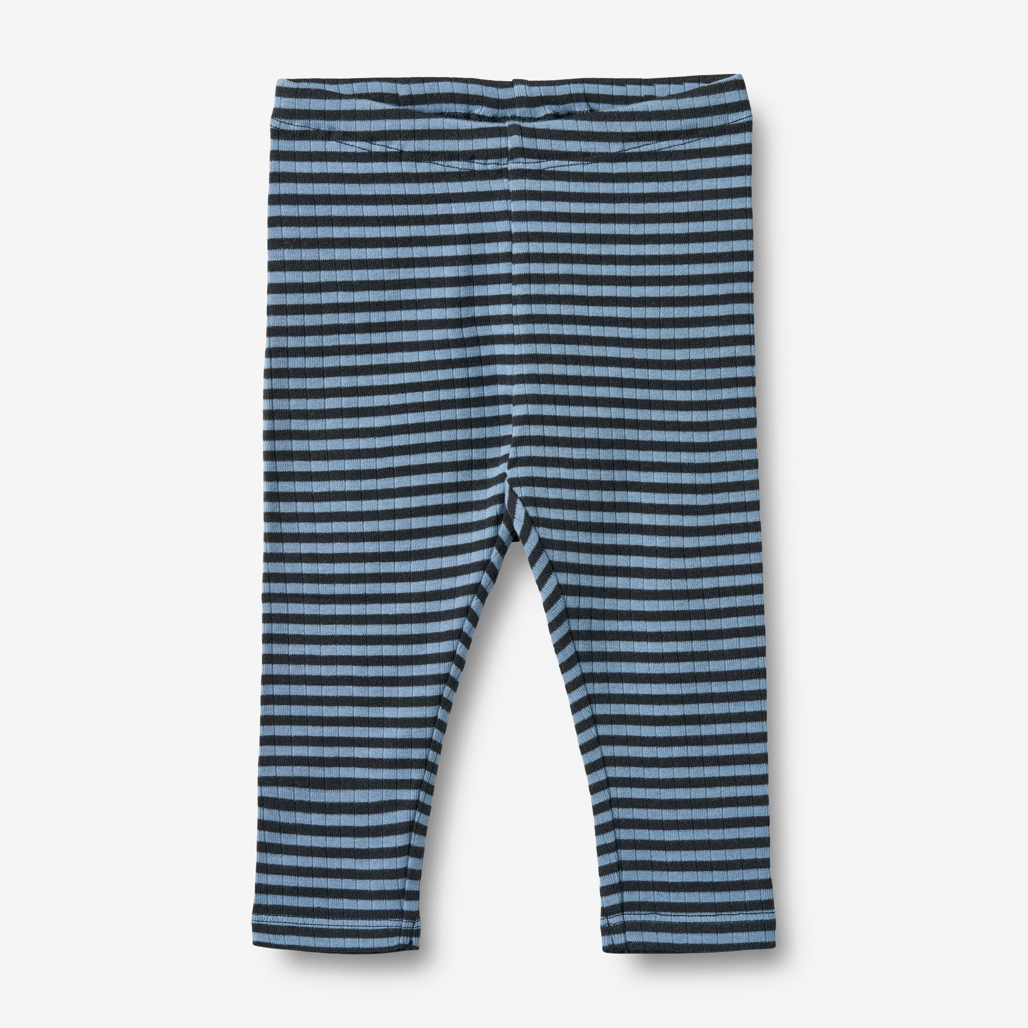 wheat-jules-leggings-bright-blue-stripe-baby-2er-bio image 2