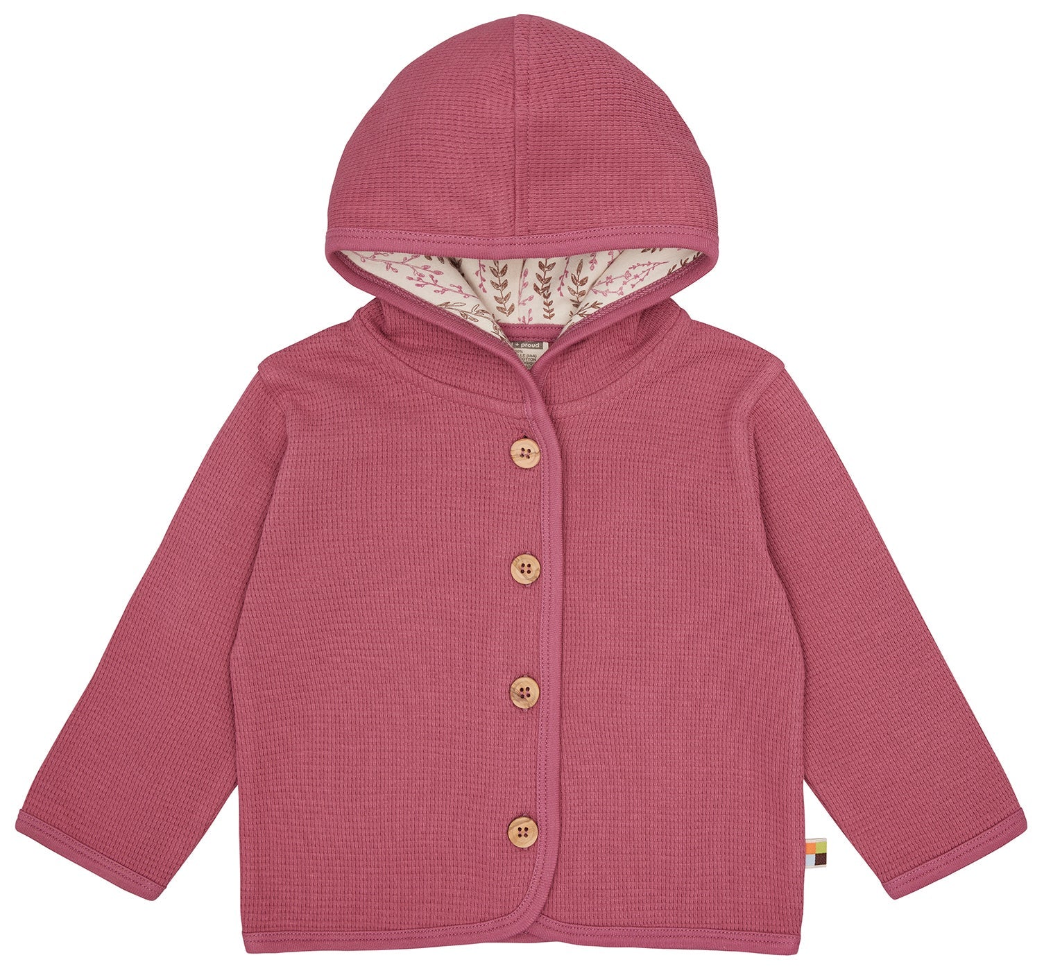 loud-proud-classics-jacke-in-waffeloptik-rouge-62-68 image 1