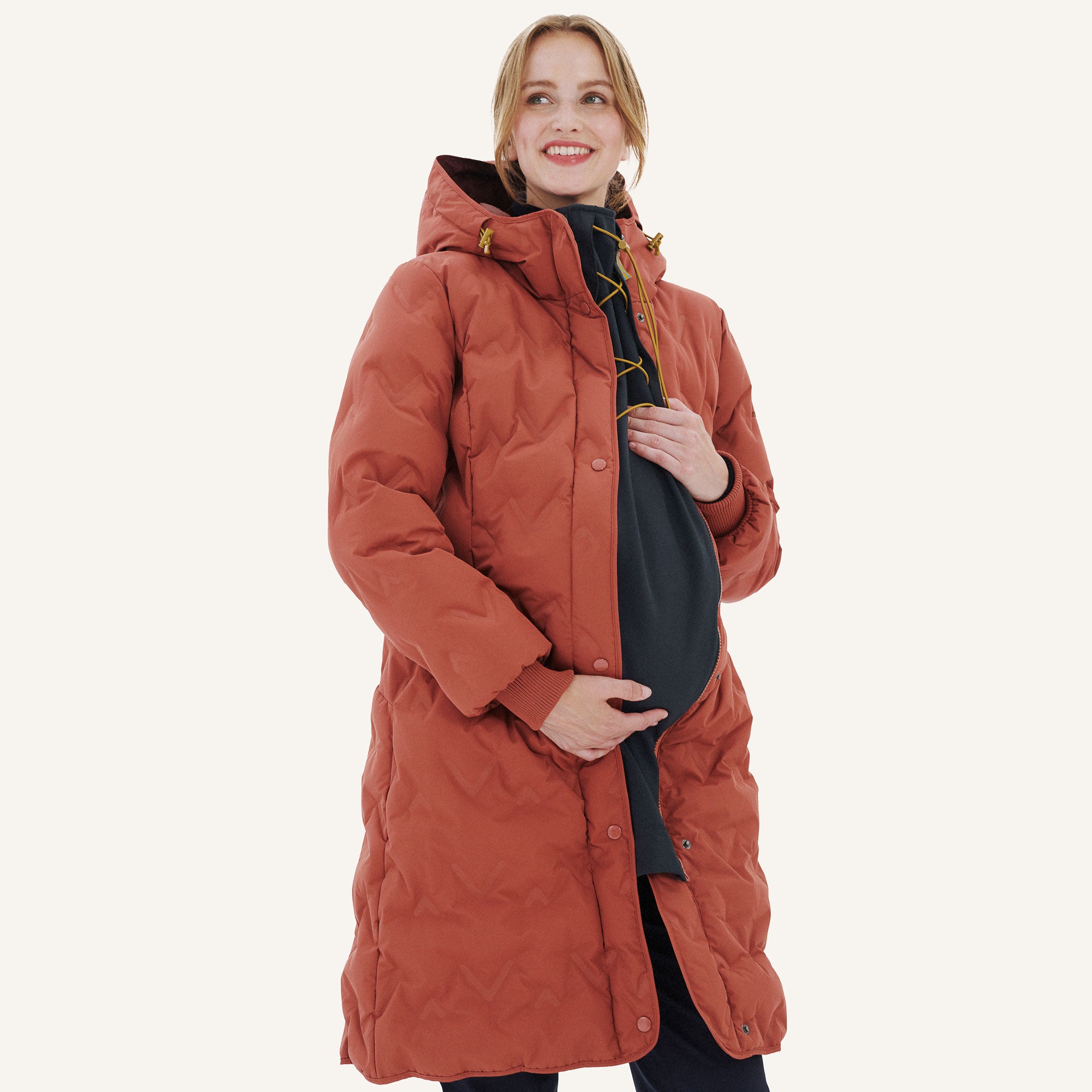 finkid-husky-juolukka-winterjacke-redwood-38-steppoptik image 8