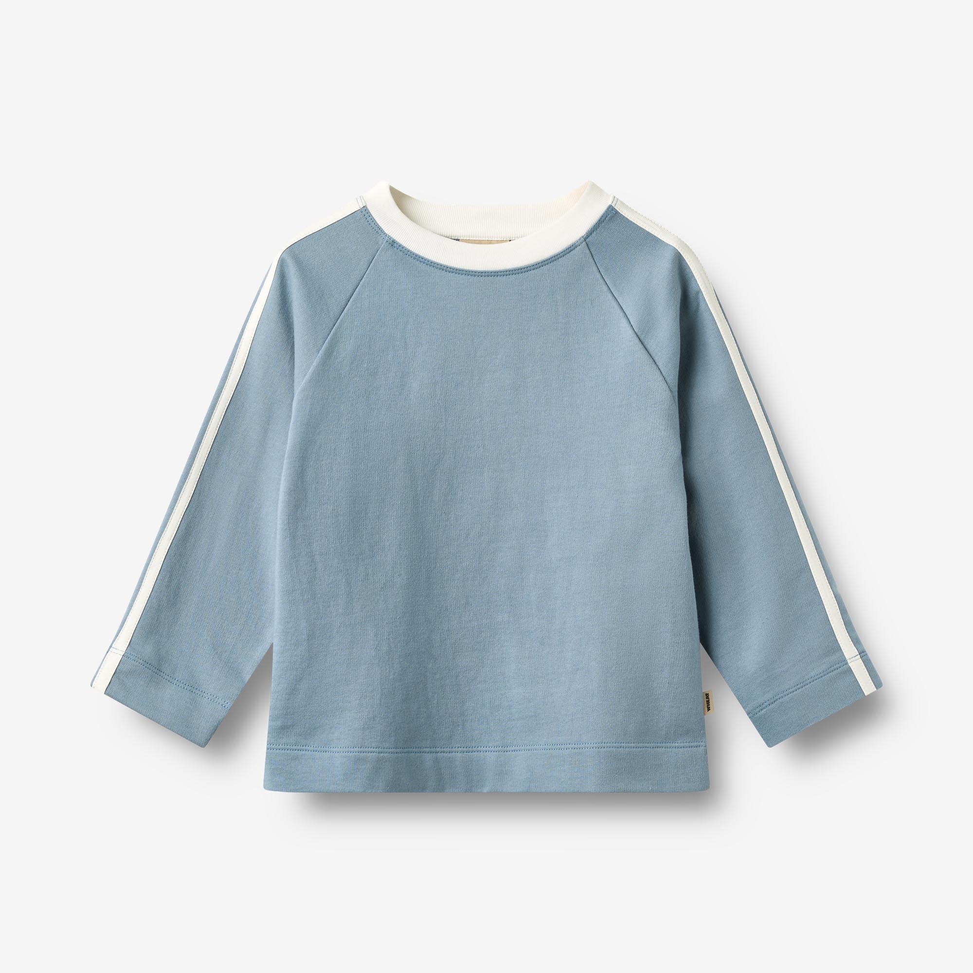 wheat-mikkel-sweatshirt-junge-faded-denim-bio-baumwolle image 1