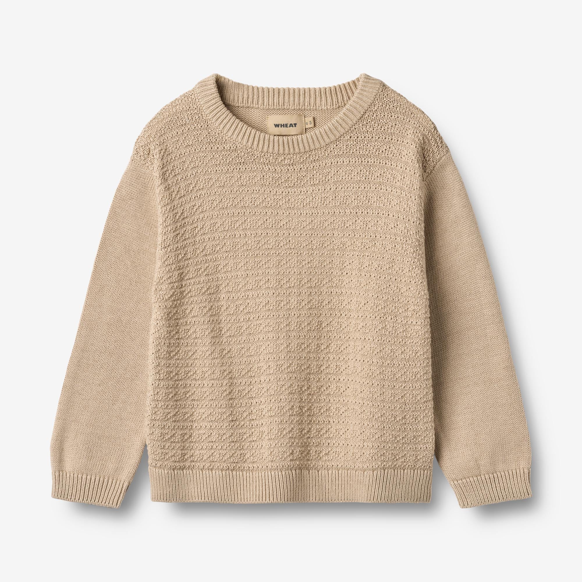 wheat-borris-pullover-warm-sand-bio-strick image 1