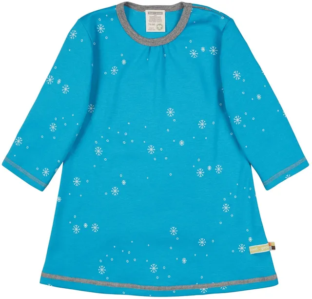 loud-proud-classics-kleid-druck-m-dchen-interlock-aqua image 1