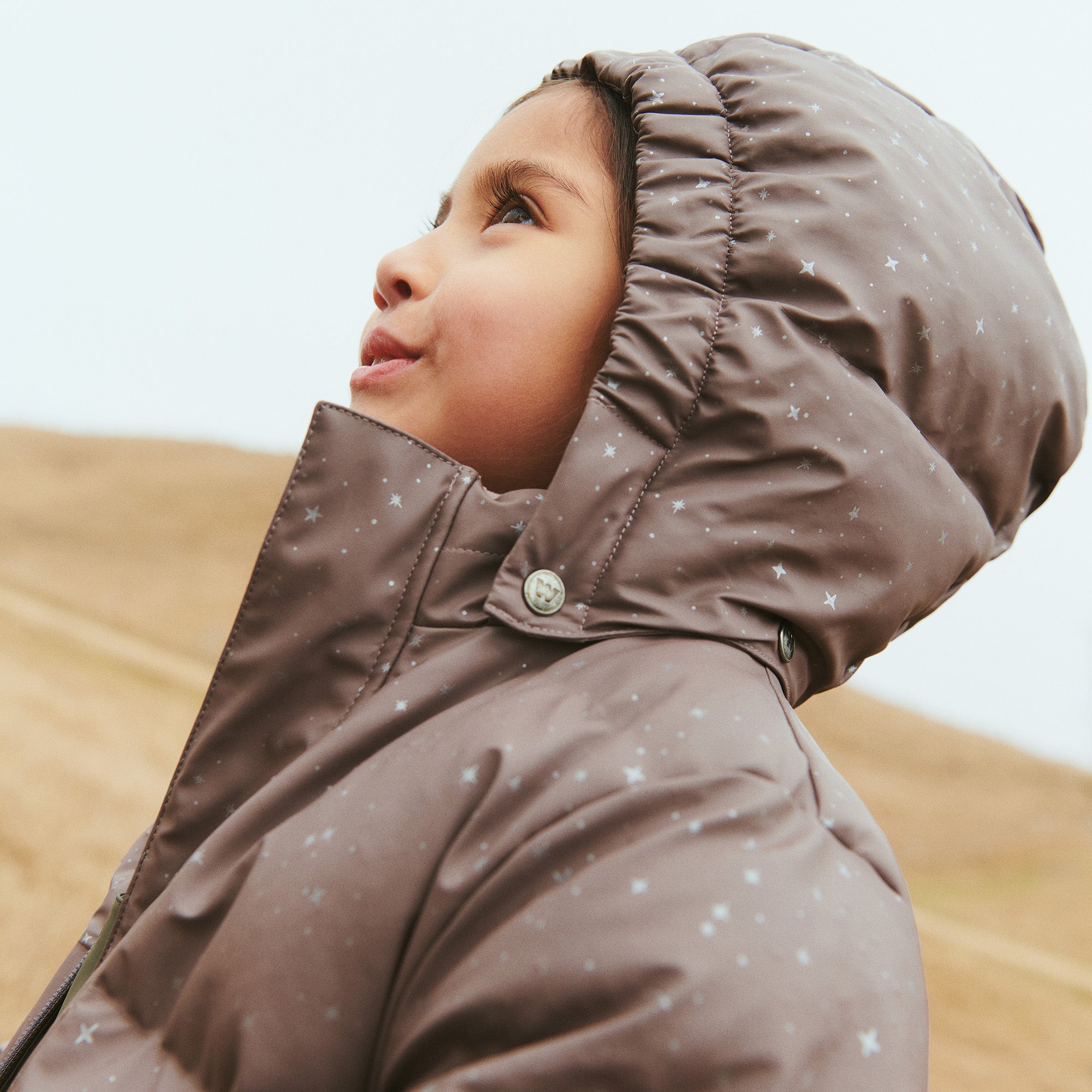 wheat-coast-puffer-jacke-lila-sterne-wasserdicht-128 image 2