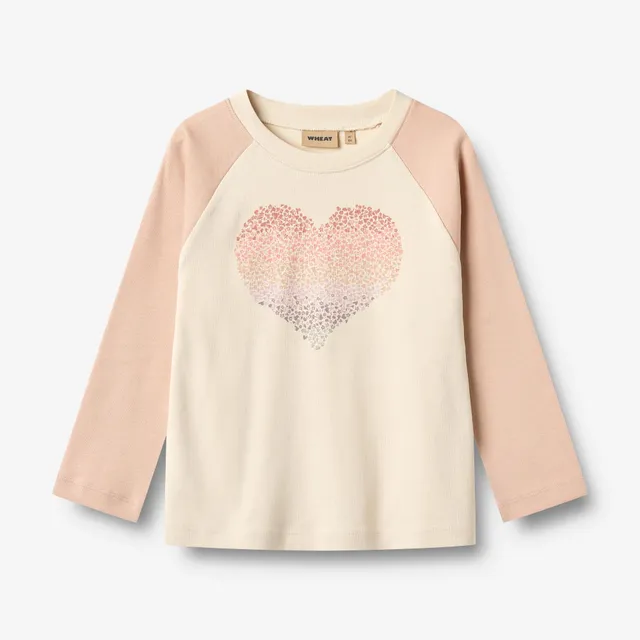 wheat-darrin-t-shirt-l-s-kinder-rose-dust-bio-baumwolle image 1