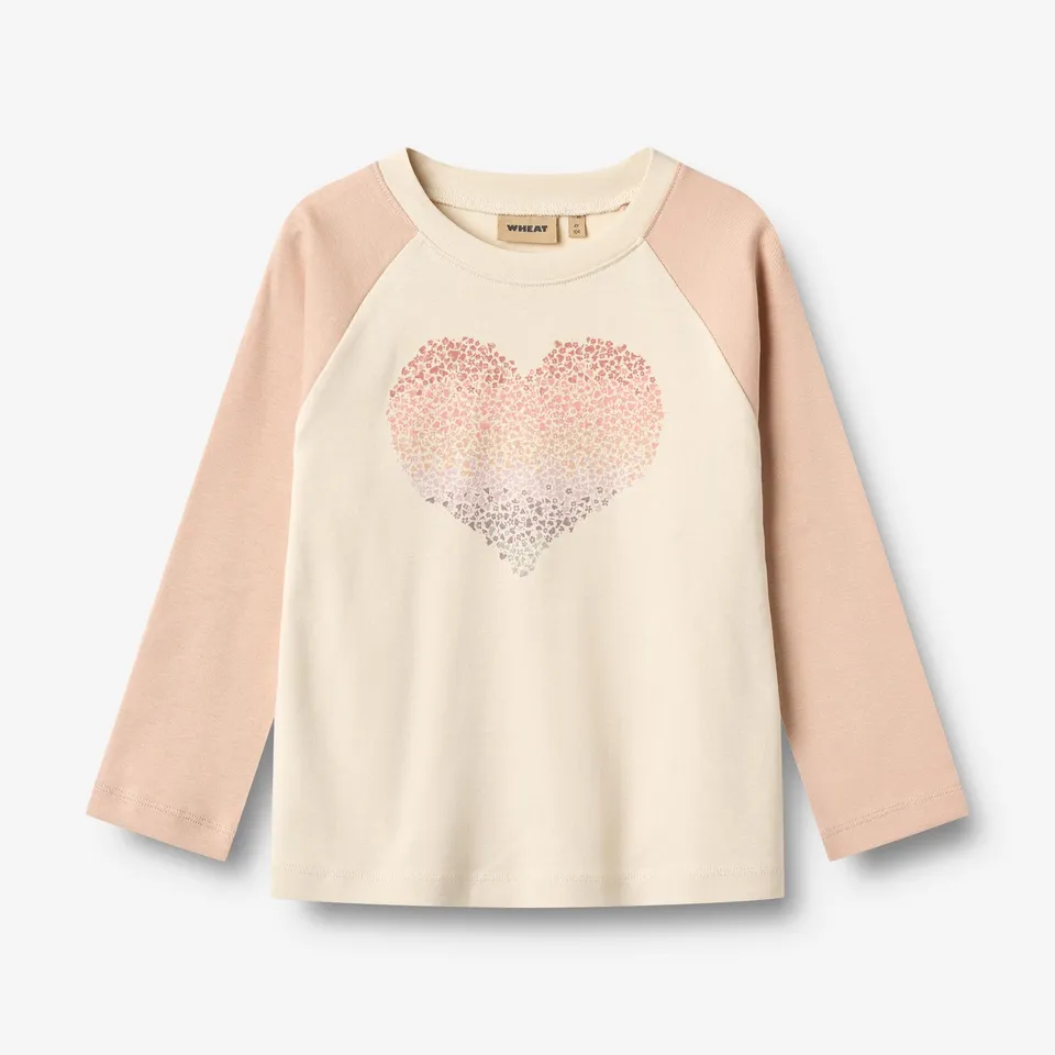 wheat-darrin-t-shirt-l-s-kinder-rose-dust-bio-baumwolle image 1