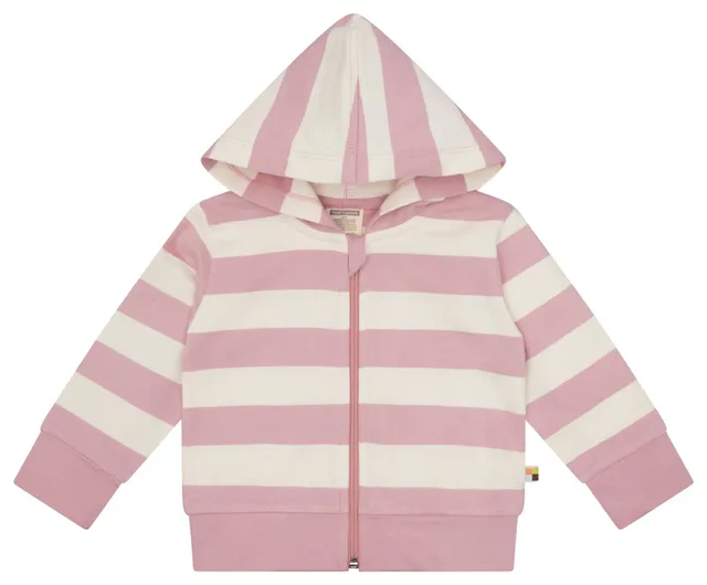 loud-proud-classics-sweatjacke-blockstreifen-aster-kapuze image 1