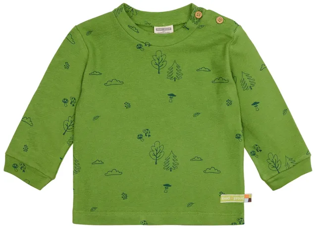 loud-proud-classics-shirt-langarm-strukturstrick-mit-druck-grass image 1