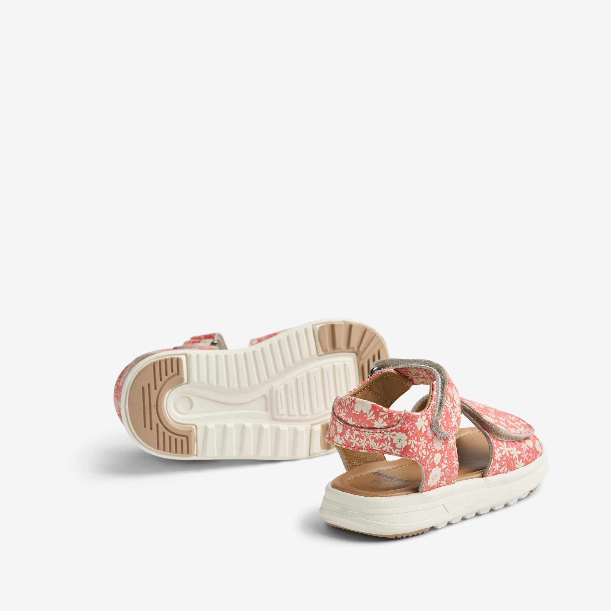 wheat-mille-sandale-kinder-coral-flowers-leder image 2