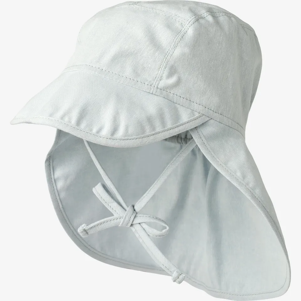 wheat-sunhat-albert-baby-sonnenhut-light-blue-chambray-baumwolle image 1