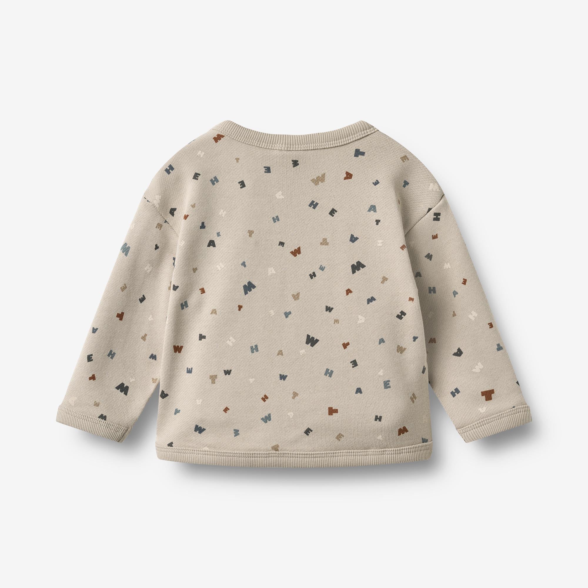 wheat-emery-sweatshirt-grey-moon-letters-baby-langarm image 2