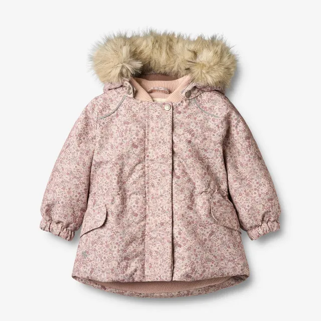 wheat-mathilde-winterjacke-rose-dust-flowers-m-dchen-wasserdicht image 1