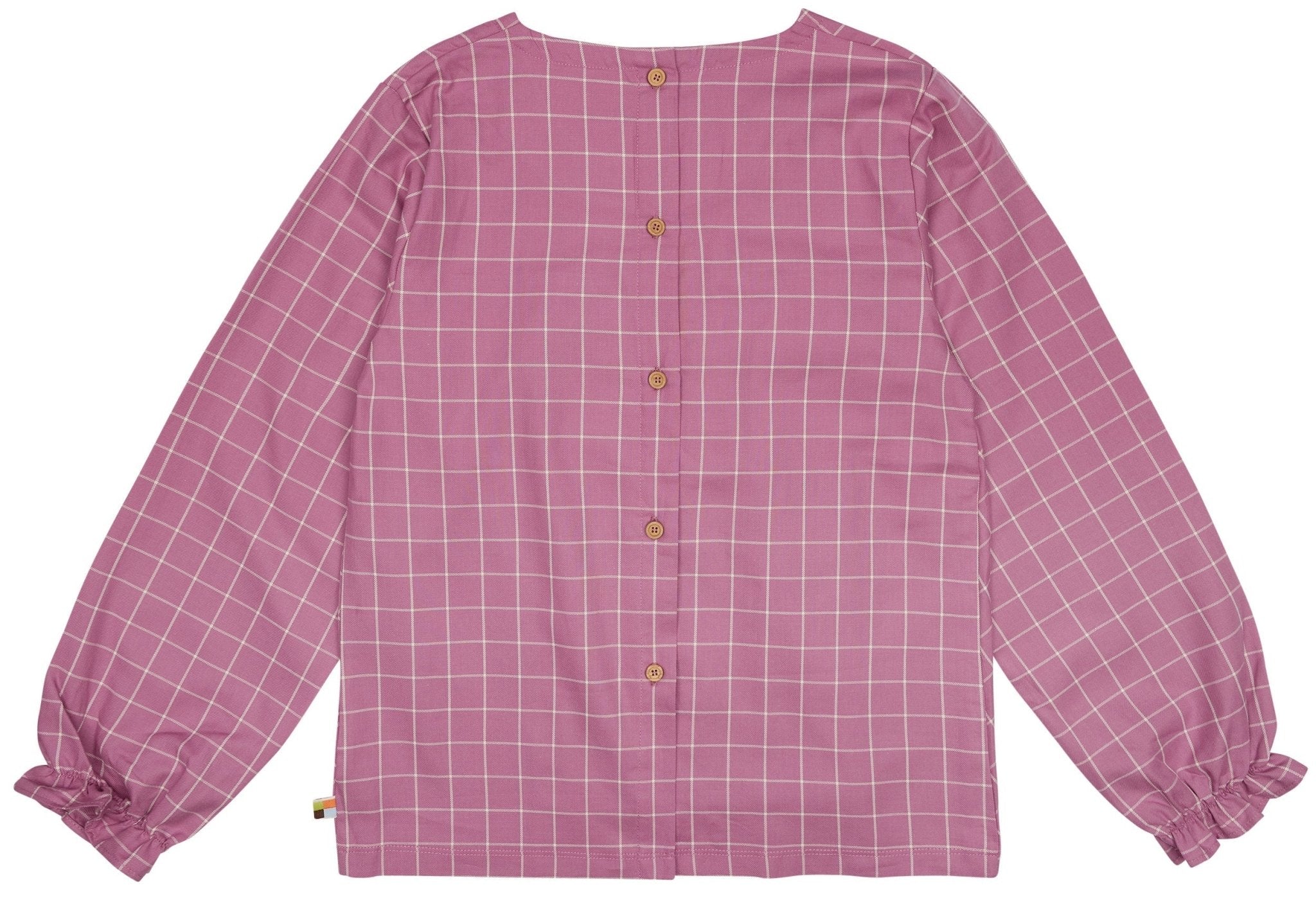 loud-proud-classics-karo-bluse-m-dchen-bluse-cinnamon-146-152 image 4