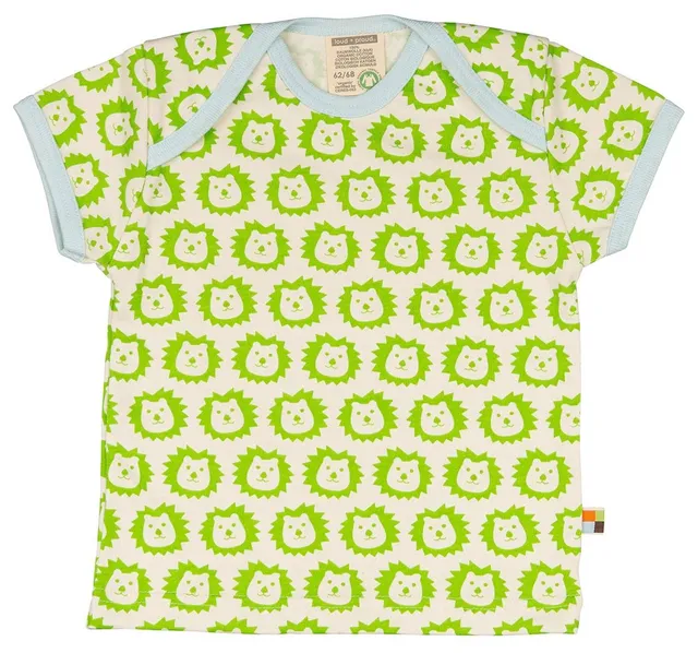 loud-proud-classics-t-shirt-mit-druck-lime-kontrast image 1