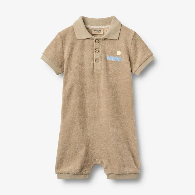 wheat-playsuit-sully-strampler-sand-stone-bio-gr-68 image 1