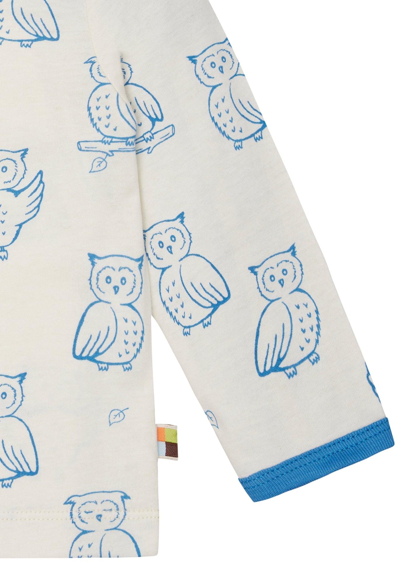loud-proud-classics-shirt-eule-azur-62-68-bio-langarm image 3