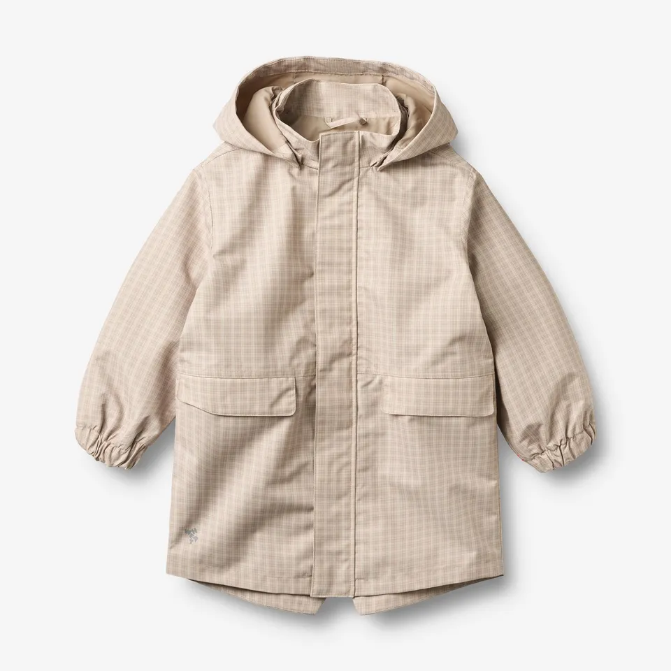 wheat-alke-parka-stone-check-recycling-fr-hlingsjacke-98-152 image 1