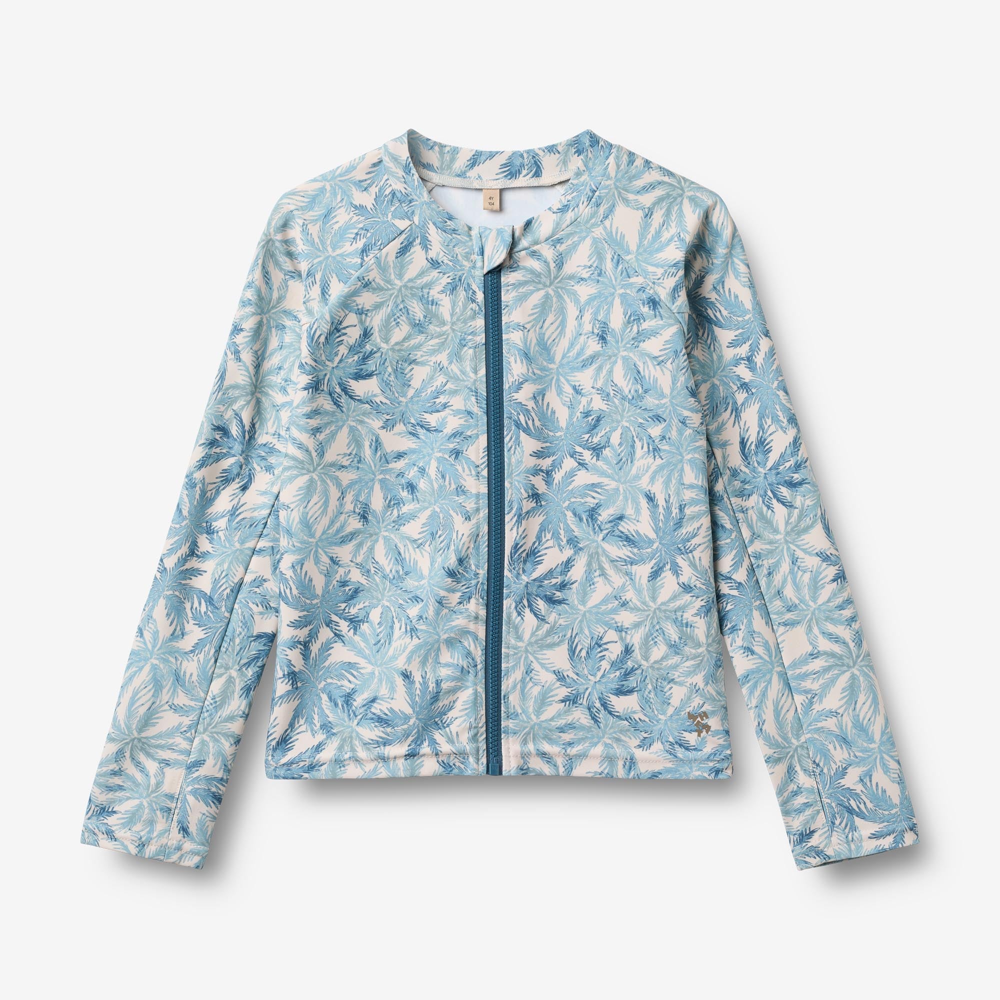 wheat-ada-schwimmshirt-blue-palm-uv-40-langarm image 1