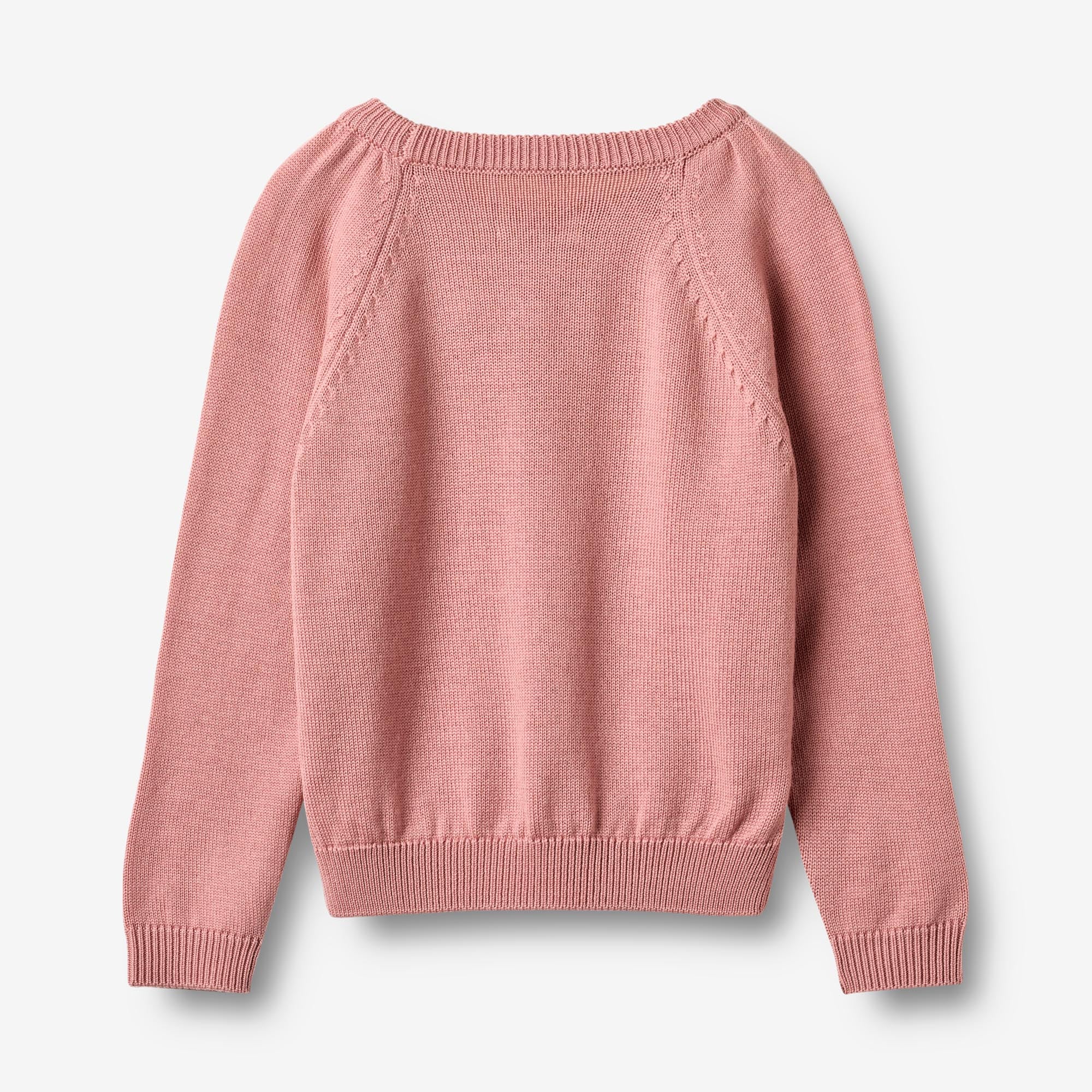 wheat-mira-strickpullover-merinowolle-rose image 2