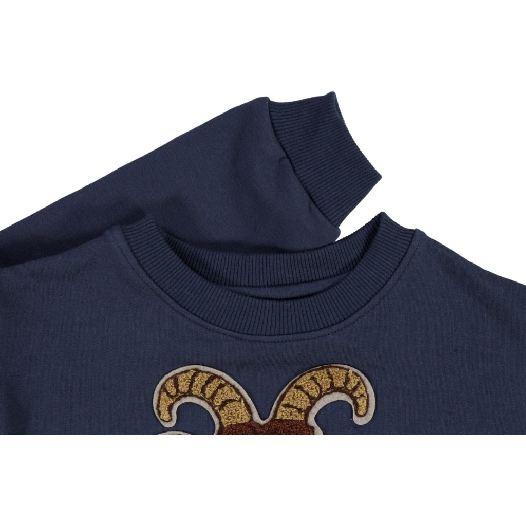 wheat-goat-terry-sweatshirt-sea-storm-bio-baumwolle image 3
